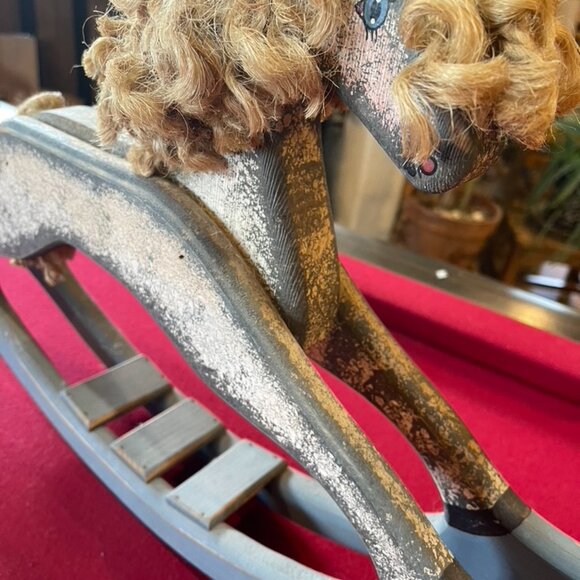 Vtg Handmade Rocking Horse - Picture 6 of 7